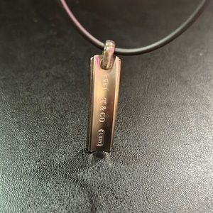 Tiffany and co pendant necklace.